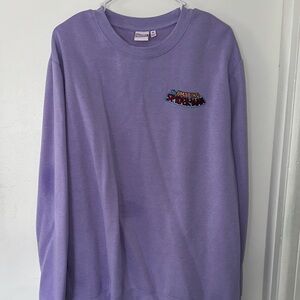 Marvel Amazing Spider-Man Purple Crewneck Sweater